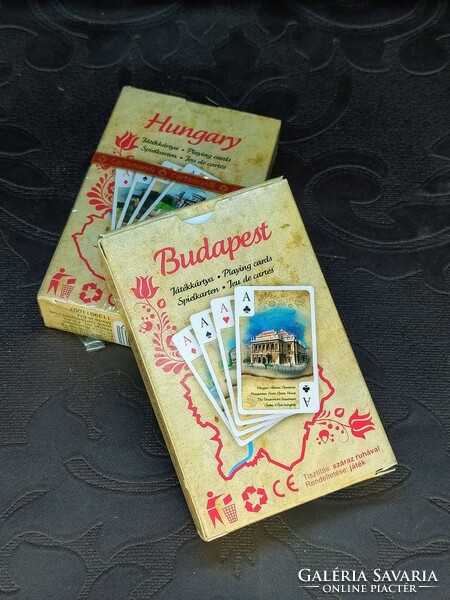 2 csomag Magyarország / Budapest francia kártya