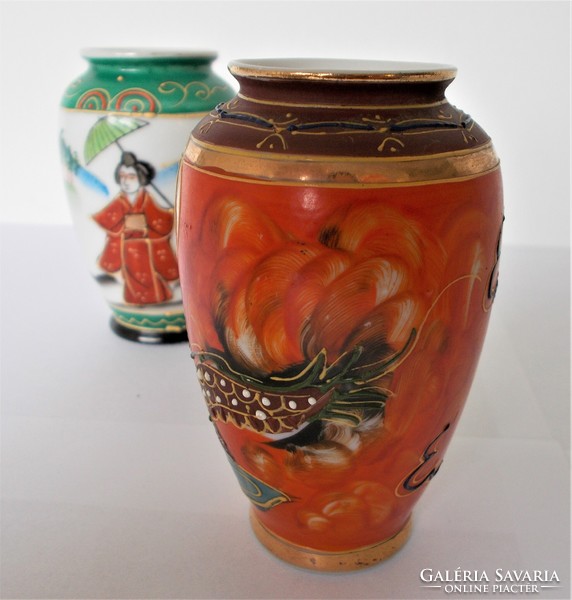 2 pcs, dai nippon lily of the valley vase 1950s
