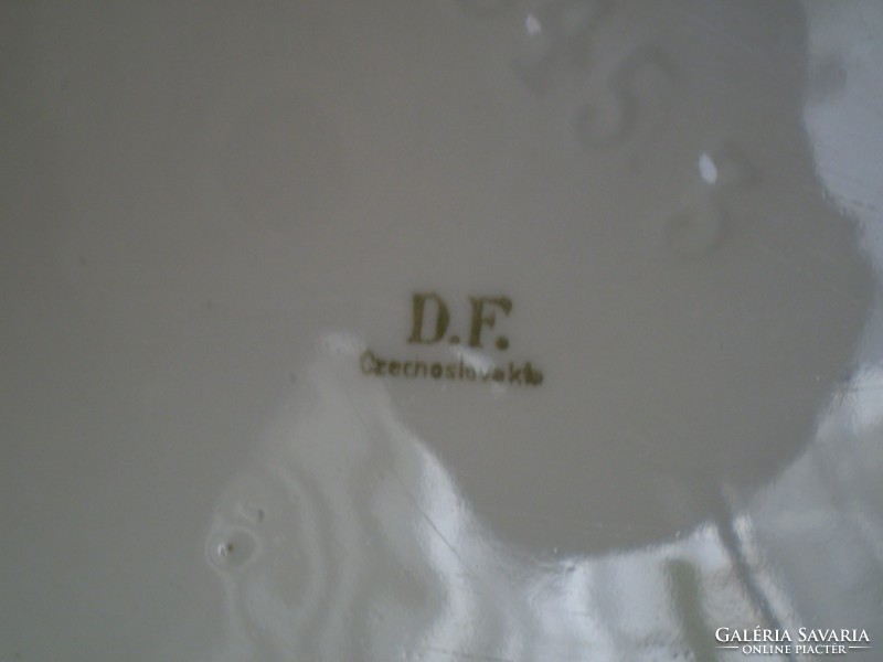Old d.F. Czechoslovakia porcelain bowl