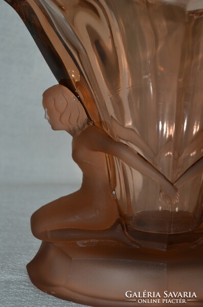 Art Nouveau female vase in a rare color ( dbz 0030 )