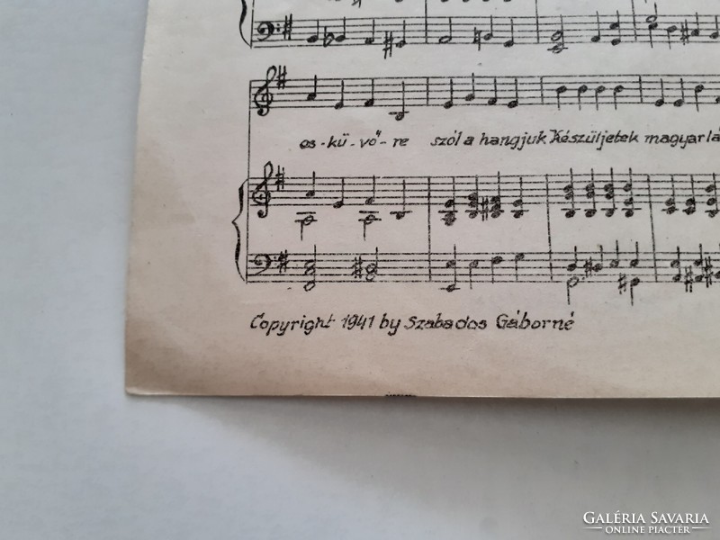 Old sheet music book 1941 irredenta songs sheet music free gáborné ii. Book of music