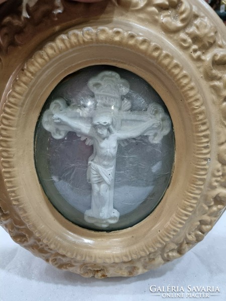 Old crucifix frame