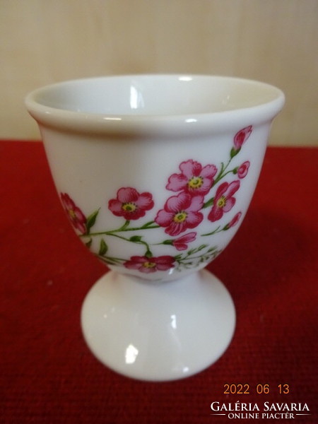 German porcelain egg holder, flower pattern, height 6 cm. Your condition is new. He has! Jókai.