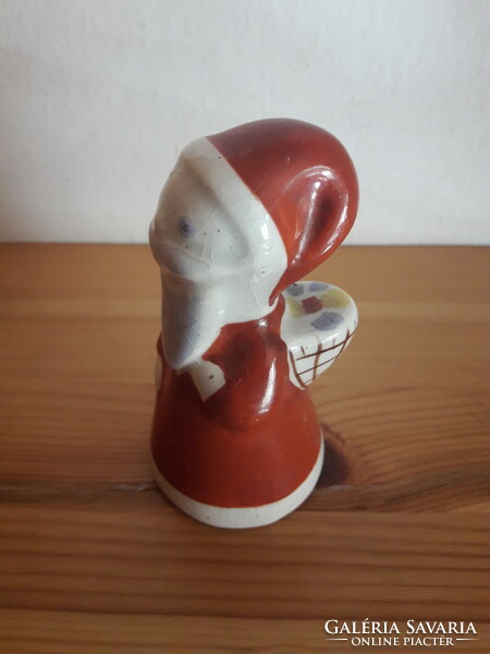 Very rare Hungarian ceramic Santa Claus. Bodrogkeresztúr?