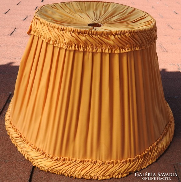 Large orange dress lampshade for floor lamp