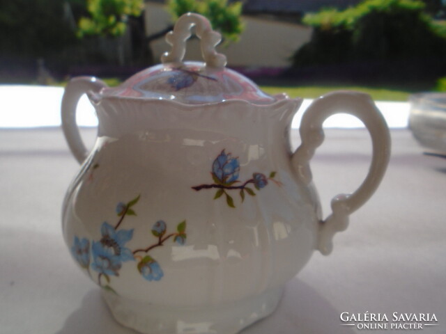 Zsolnay porcelain, sugar bowl with elephant handle for tea set or coffee set flawless