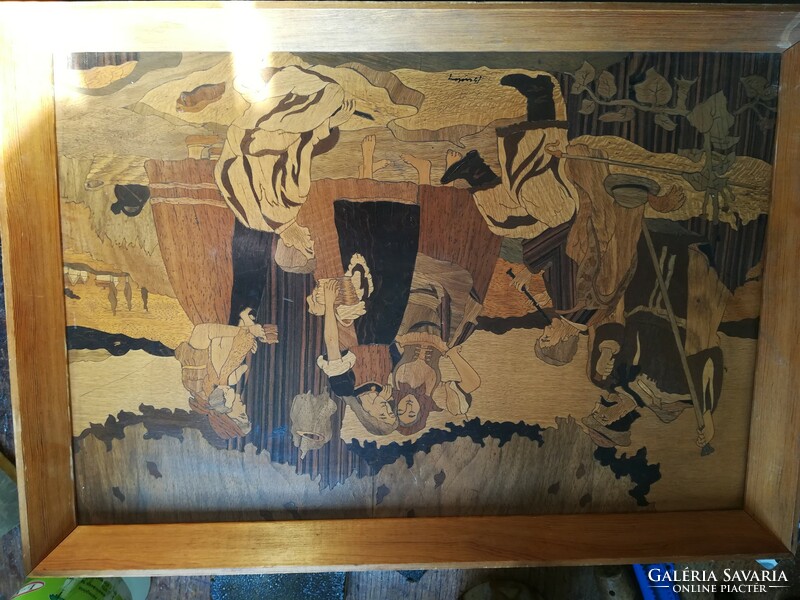 Marquetry picture 