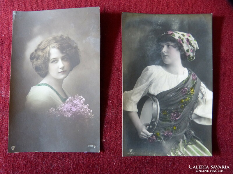 8 pcs. Old postcard / 1910s.