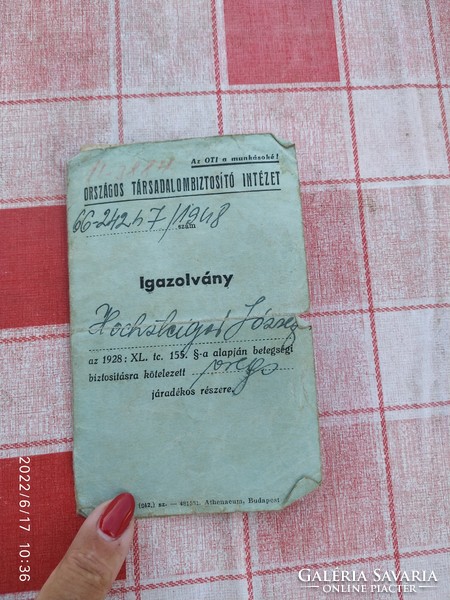National Social Insurance Card 1948 for sale!