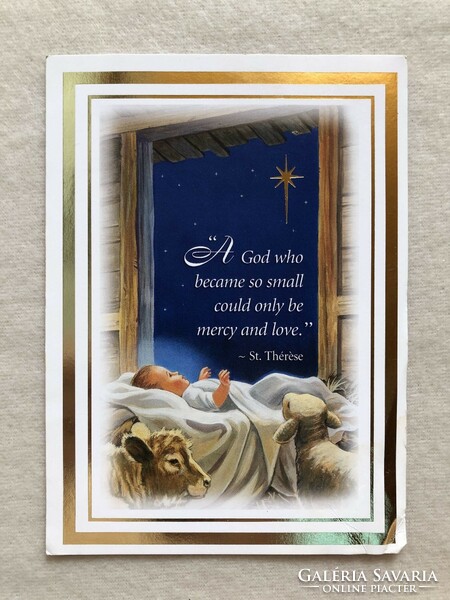 Christmas postcard, greeting card - large size !!