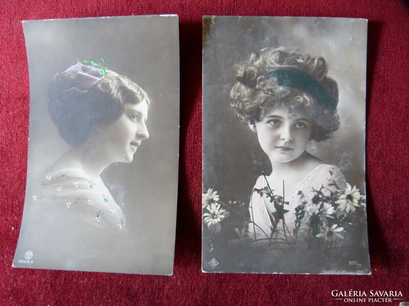 8 pcs. Old postcard / 1910s.