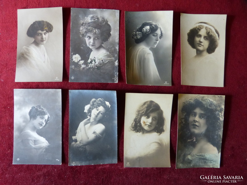 8 pcs postcards / 1910s.