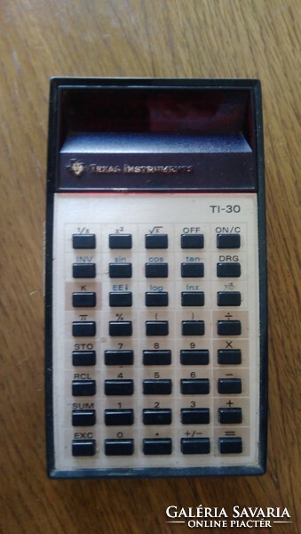 Old retro ti-30 texas instruments calculator 1976 -