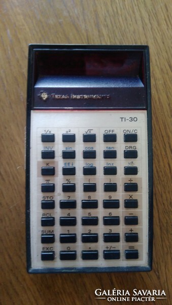 Régi retro TI-30 Texas Instruments számológép 1976 -