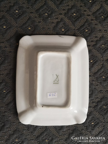 Drasche square bowl / ashtray (1936-1941), bachelor with water bottle