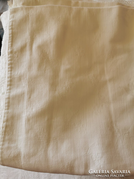Old but beautiful white large pillowcase 96 x 75 cm
