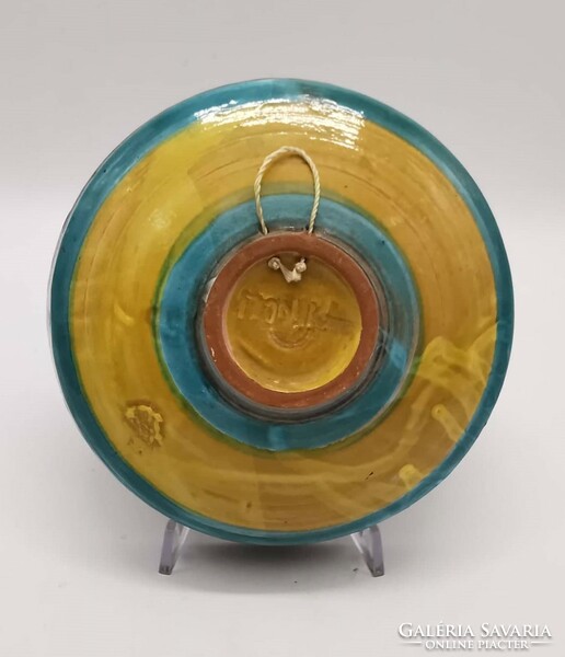 Retro 1. Laborcz mónika handicraft bowl 1., Marked, 20 cm
