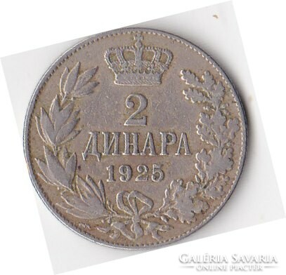 Jugoszlávia 2 dinár 1925 G