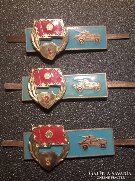 Hungarian People's Army 1970-1980 military badge 3 pieces in one
