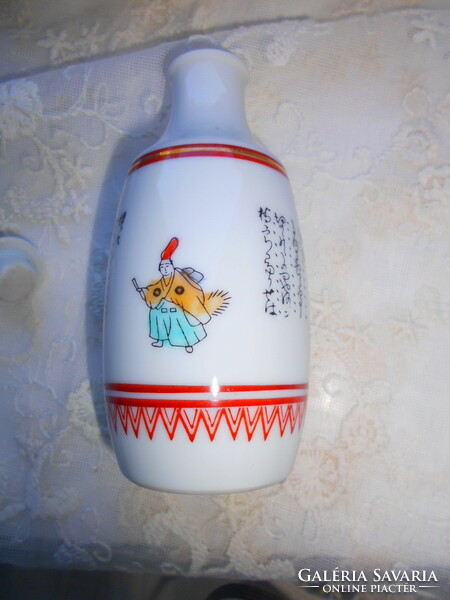 Kínai kézzel festett    porcelán palack