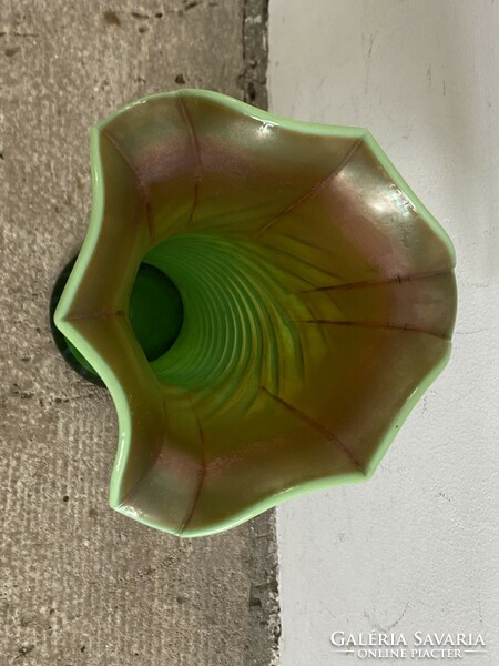 Separate Art Nouveau (rinskopf?) Glass vase