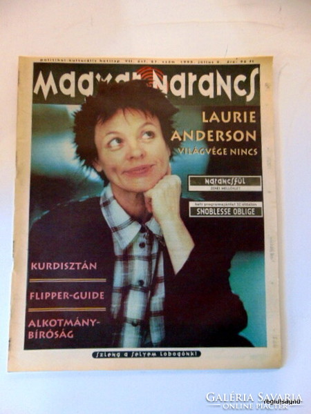 1995 July 6 / Hungarian orange / original newspaper! Happy birthday! No. 22261