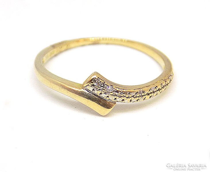Köves arany gyűrű (ZAL-Au107837)