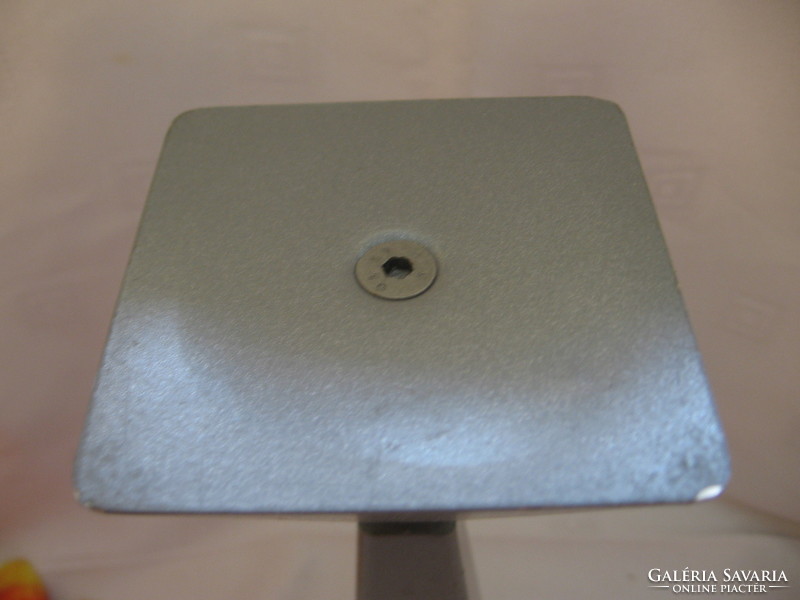 Gray design metal vase or candle holder