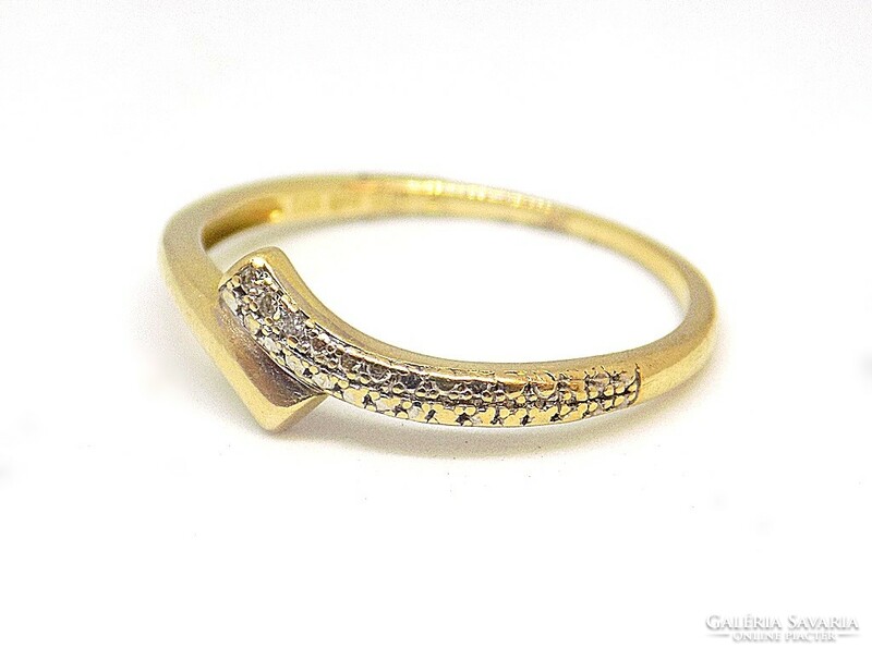 Köves arany gyűrű (ZAL-Au107837)