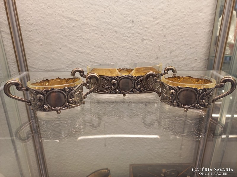 Antique silver set