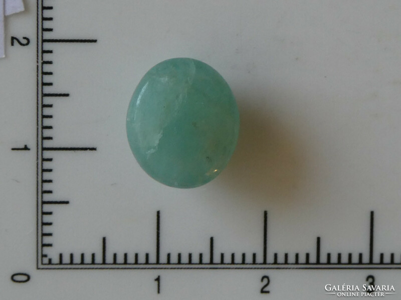 Polished Madagascar grandidierit gemstone. 1.3 Grams. Made of a rare natural mineral.