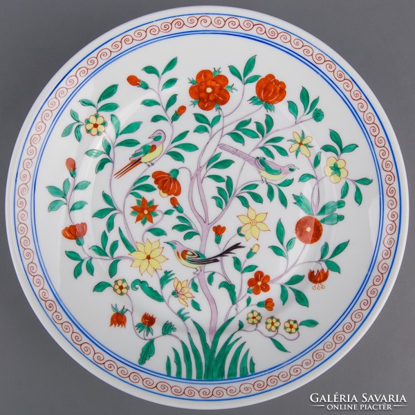 Herend oiseaux chinois (oc) chinese pattern cake plate # mc0640