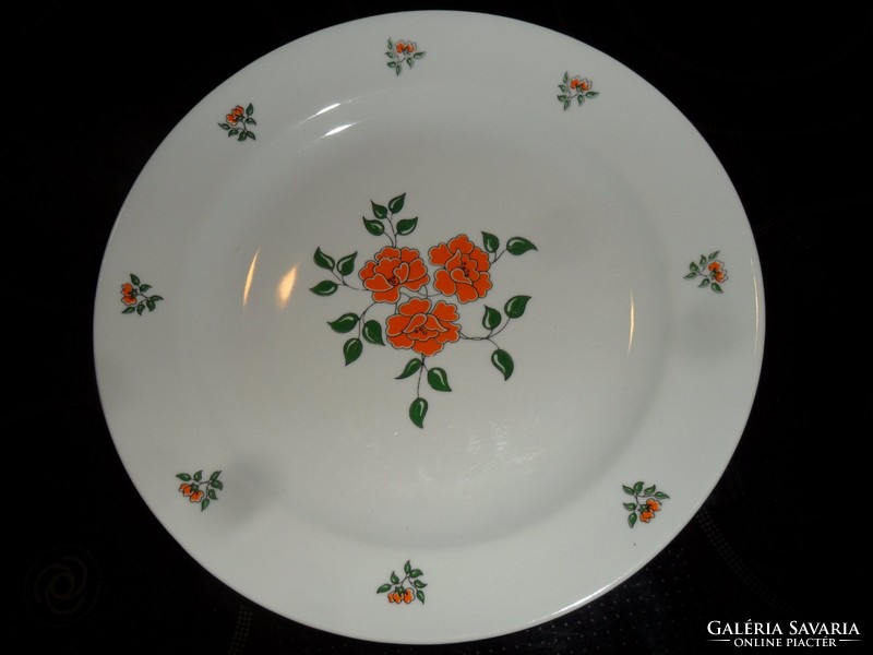Zsolnay retro virágos tányér