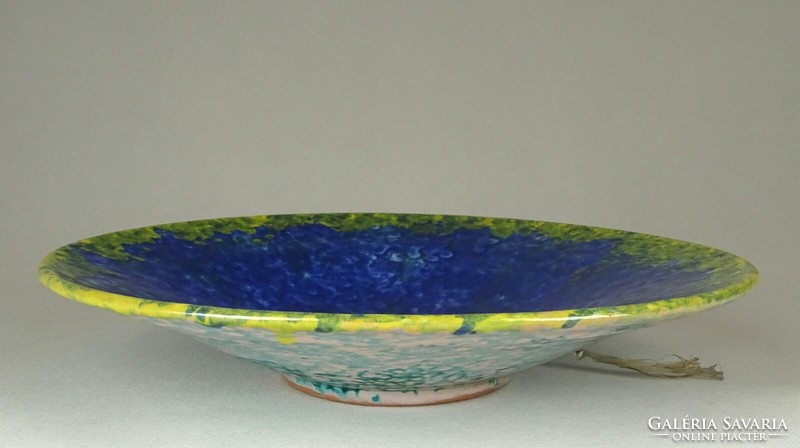 1F711 bere istván applied arts ceramic wall bowl 28.3 Cm