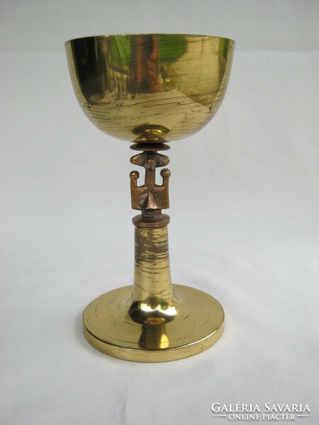 Retro ... Muharos industrial copper goblet with a base