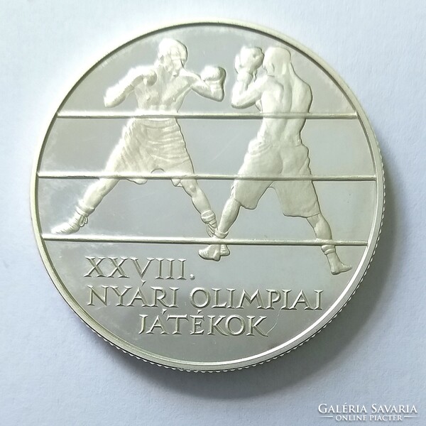 2004 Silver 5000 HUF xxviii. Summer Olympics. Unc. (No: 22/152.)