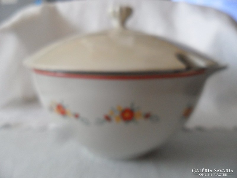 Bowl of retro poppy lubiana soup