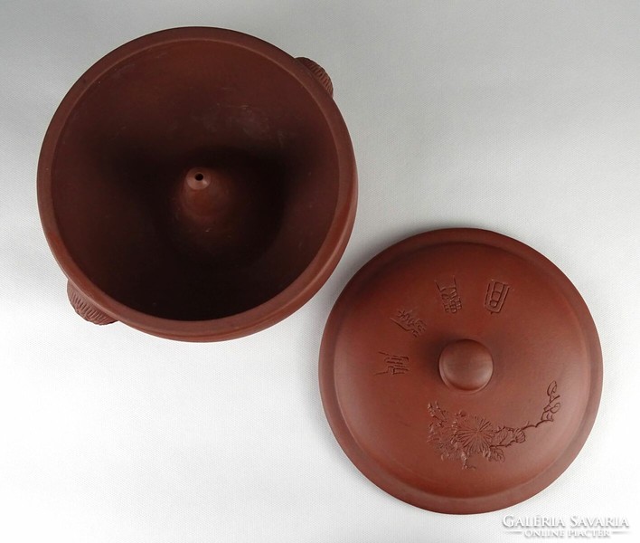 1J523 old terracotta chinese ceramic pot rice cookware steaming pot