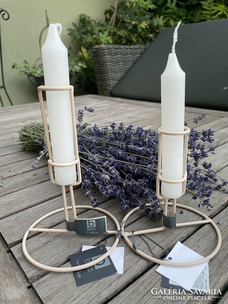 Broste copenhagen modern metal candle and candle holders
