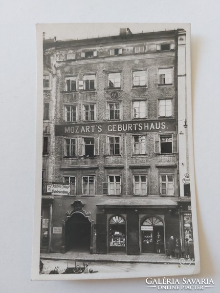 Régi képeslap fotó levelezőlap Mozart szülőháza Salzburg