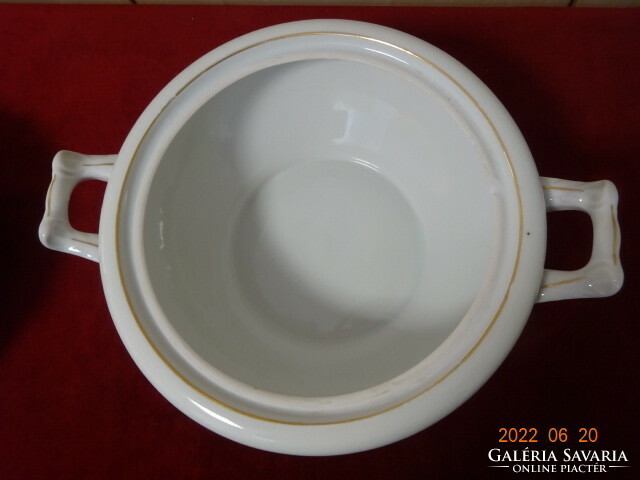 Czechoslovak porcelain soup bowl without lid. He has! Jókai.