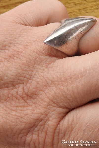 Régi ezüst iparművészeti gyűrű 2
