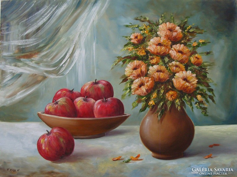 Karola Kiss (1972- ) 45x60 cm oil painting