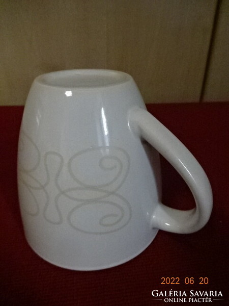 German porcelain hooded glass with the inscription mercur - julius meinl. He has! Jókai.