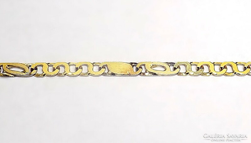 Solid yellow and white gold bracelet (zal-au104831)