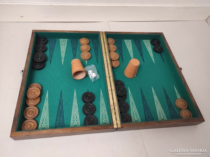 Antique game backgammon board game board game arabic game box 173 5532