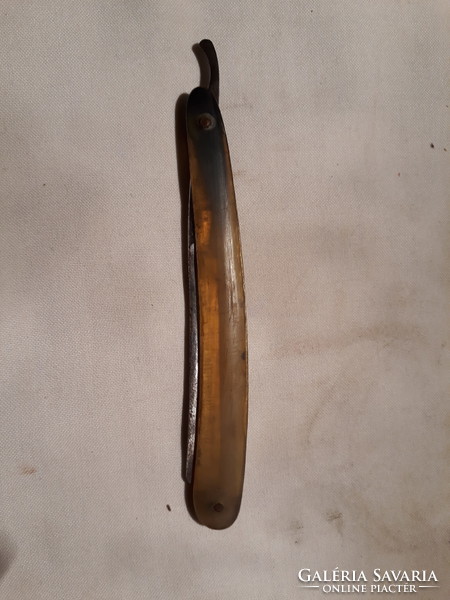 Razor blade with horn handle in Solingen