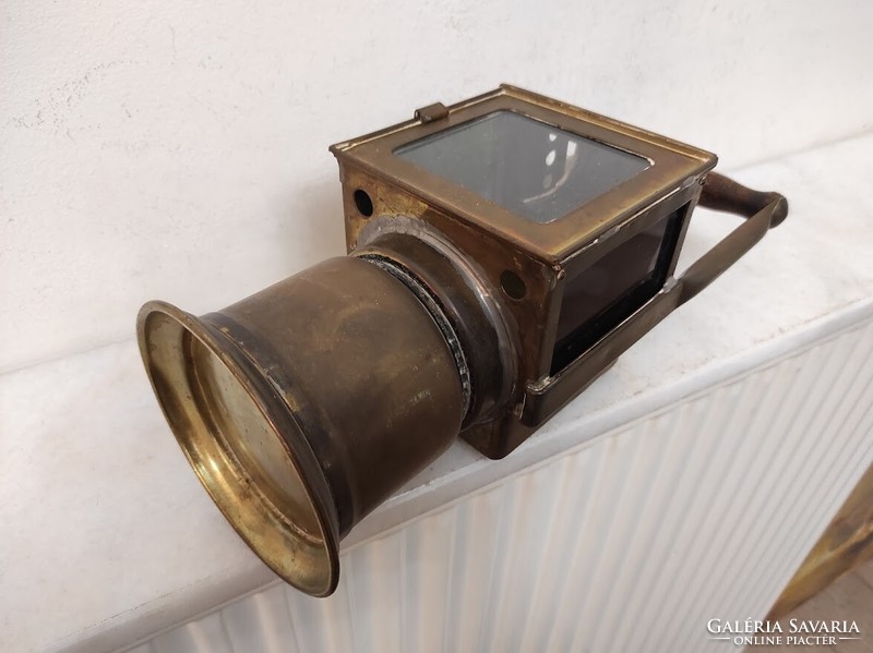 Antique miner carbide lamp copper 866 5548