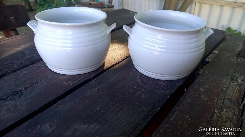 Ceramic granite pot-shaped spice salt container
