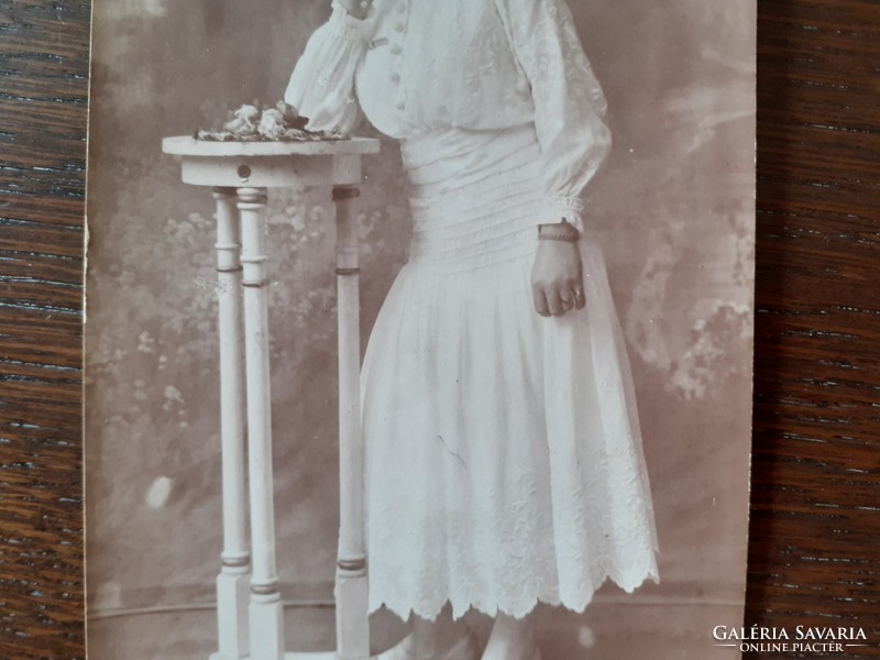 Régi női fotó vintage fénykép hölgy